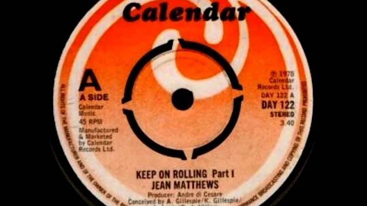 Jean Matthews -- Keep On Rolling (1978)