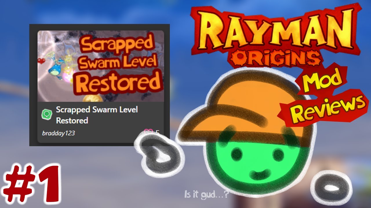 Rayman Origins Mod Reviews | #1 | Scrapped Swarm Level Restored