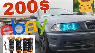 BMW E46 Gets Ebay COILOVERS