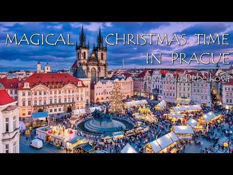 Magical Christmas Time in Prague, Czechia - Timelapse Video