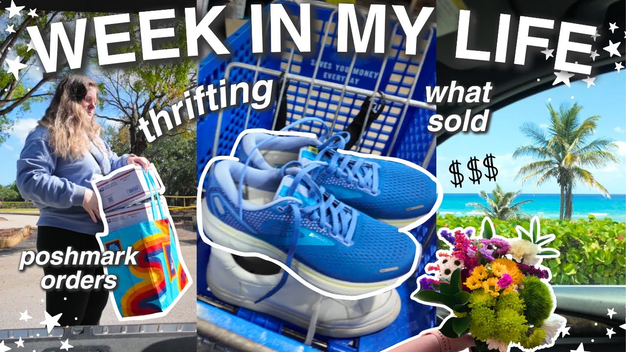 Thrift With Me for a WEEK: Full Time Poshmark Seller