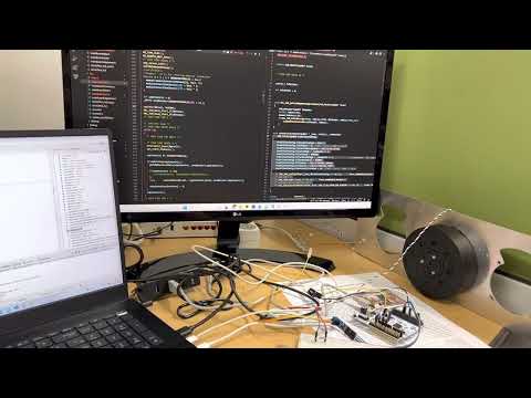 BLDC motor control with can communication