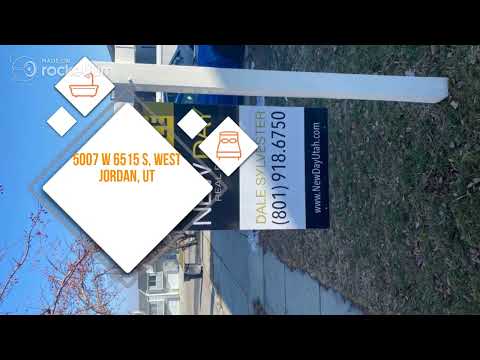 5007 W 6515 S, West Jordan, UT home video tour