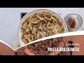 Entrée: Pasta Bolognese