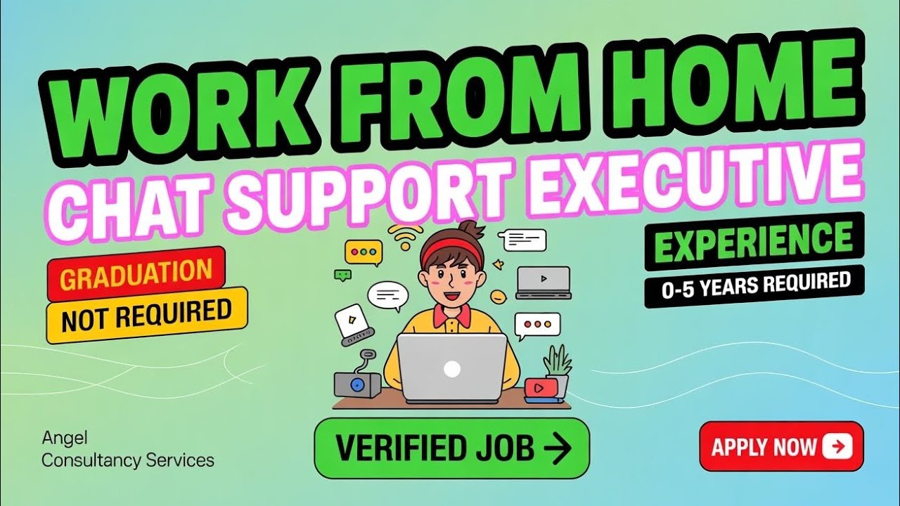 Chat Support Job 2025 💬 Angel Consultancy Hiring | Remote Work for Freshers