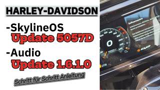 Harley SkylineOS update to 5057D and audio update to 1.6.1.0 #skylineos #harleydavidson
