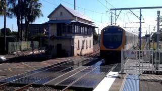 Cityrail Hunter Railcar Pes Through Hamilton Railway Station
