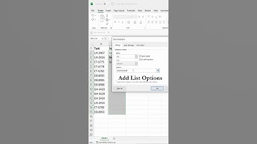 Create Interactive Drop-Down Lists in Excel