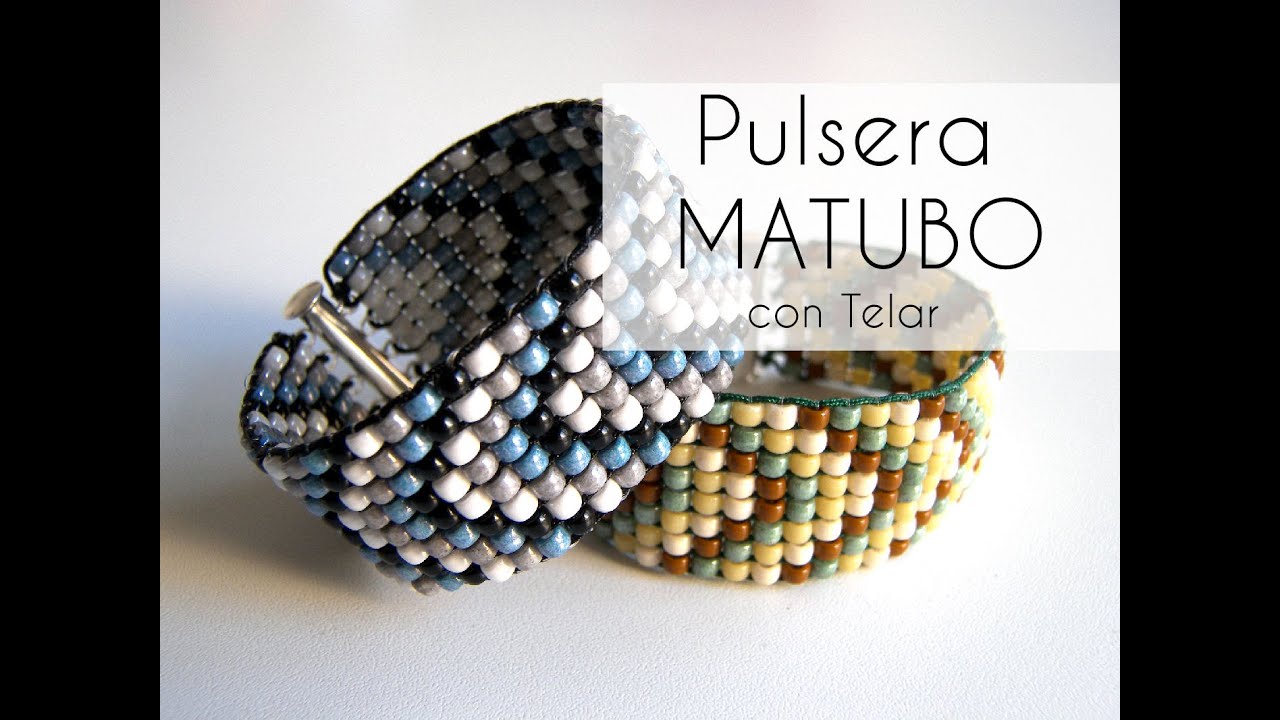 Abalorios Pulsera Matubo ancha con - YouTube