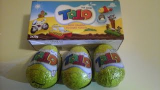 3 Adet Sürpriz Yumurta Açma Toto Surprise Eggs Toto Sürpriz Oyuncak Yumurtalar