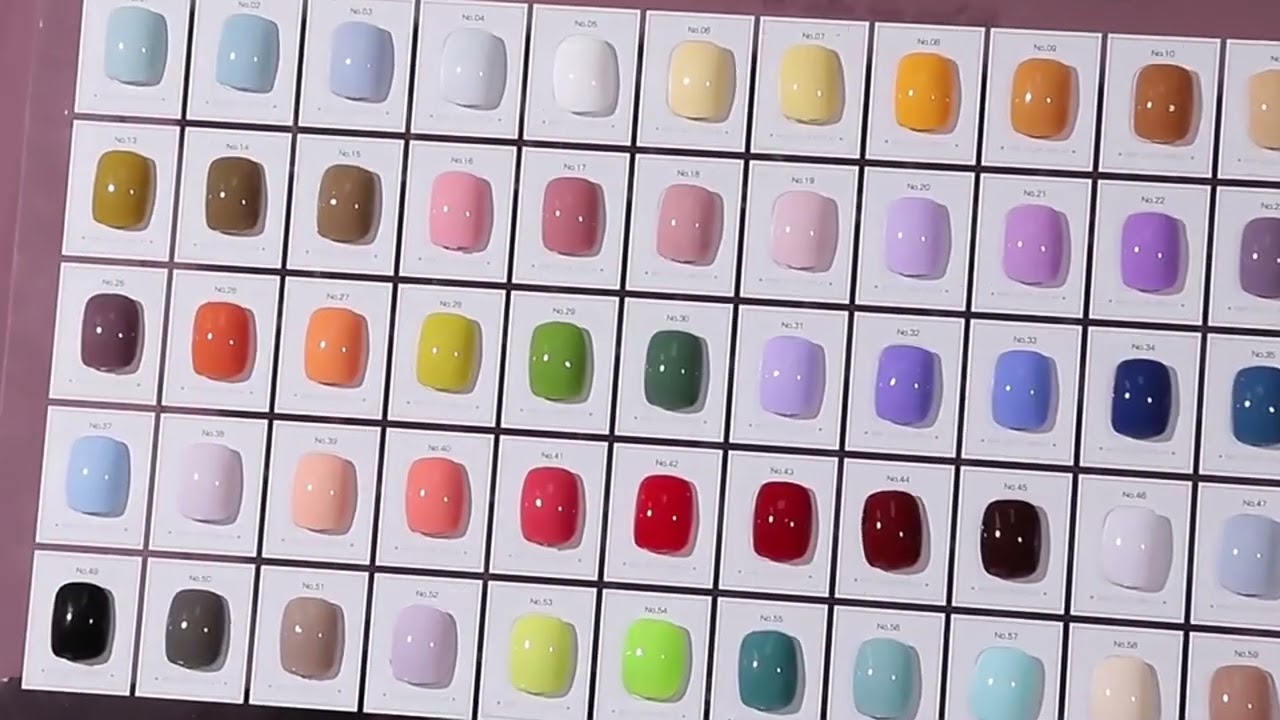 60 colors Nail Gel Polish set private label uv gel kit