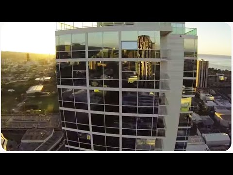 Quadcopter Crashes into Building, Recovers, Then Fails AGAIN