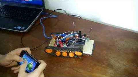 Carro controlado por celular Arduino + Android + Bluetooth v 01   YouTube