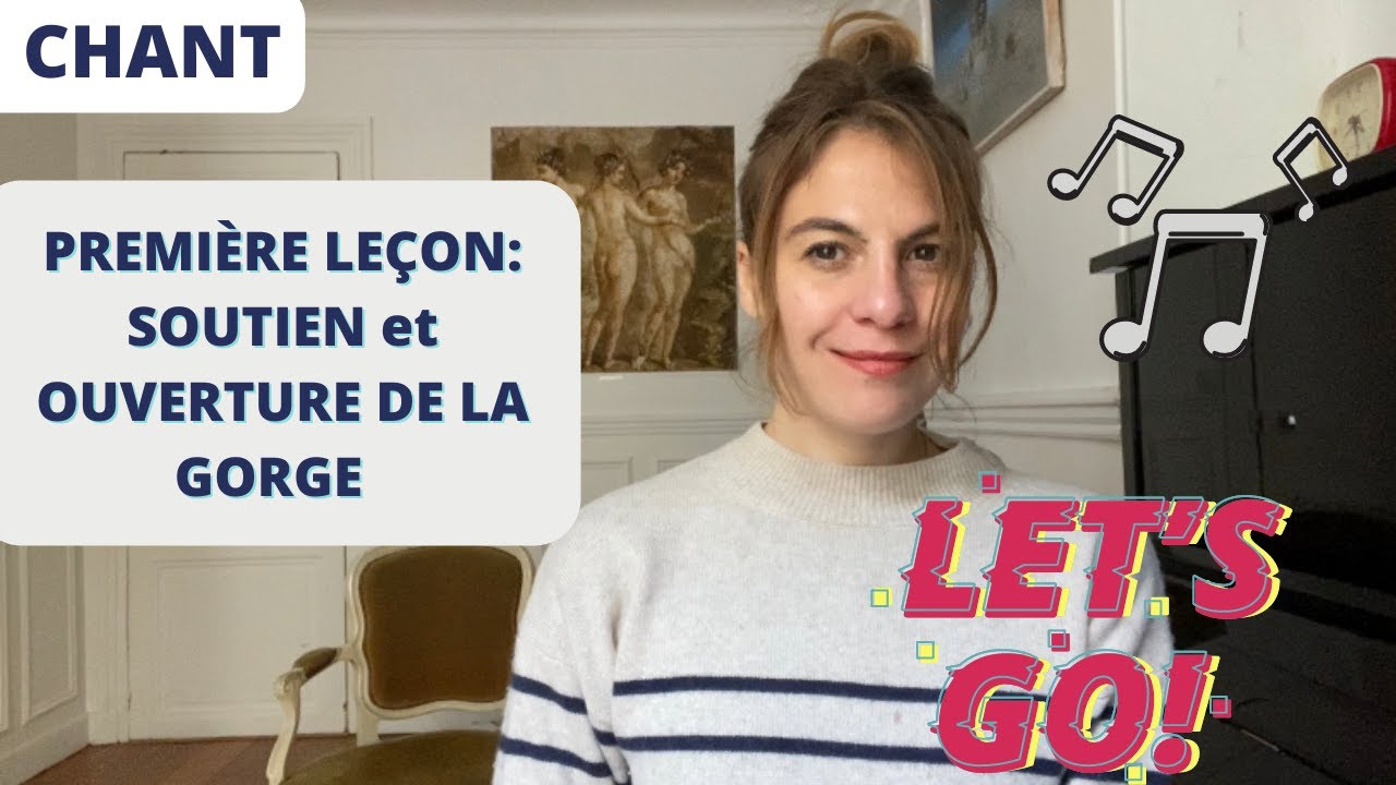 Leçon de chant: soutien et ouverture de la gorge #coursdechant #chant