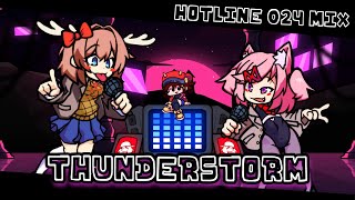 Thunderstorm Hotline 024 Mix But Sayori And Natsuki Sing It - Fnf Cover