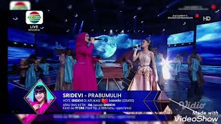 Sridevi DA5 & Dato Siti Nurhaliza - Purnama Merindu - D'Academy 5 Konser Kemenangan
