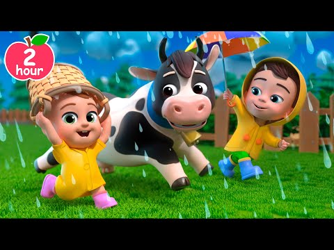 Rain, Rain, Go Away (Farm Version) +More Lalafun Nursery Rhymes & Kids Songs