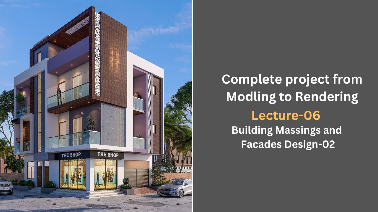 Lecture_06 3ds Max modeling to Rendering full tutorial "Free" "Free" "Free" | Vray 3ds max in HINDI