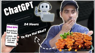 Letting ChatGPT Decide What I Eat For 24 Hours || AI Tool Food Challenge || Weird Food 😰🫣😓🫠