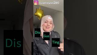 لا تلفظ هي الكلمة غلط ?? Disgusting ❌ تعلم_اللغة_الإنجليزية تعلم_النطق_الامريكي