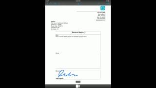 MedXStream - Add Audio dictation embedded into a Surgical Report pdf Guide
