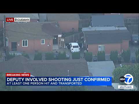 Deputies shoot woman while responding to domestic dispute in Cudahy