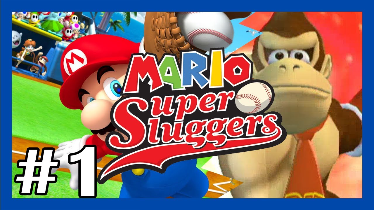 Mario Super Sluggers Wii Pt. 1 [Mario Fireballs VS Wario