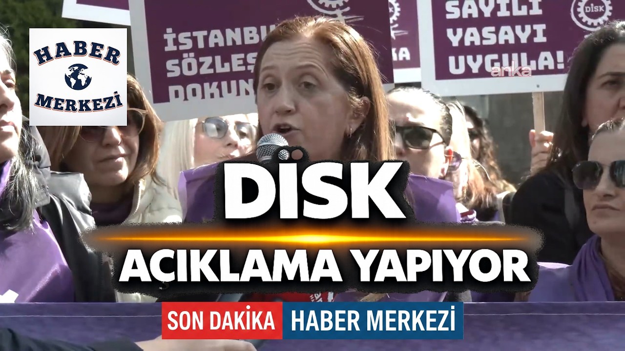 DİSK Genel Başkanı Arzu Çerkezoğlu, 8 Mart'a ilişkin açıklama yapıyor #Canlı