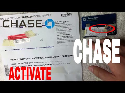 ✅  How To Activate Chase Freedom Unlimited Credit Card ?