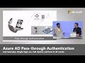 Azure AD Pass-through Authentication and Seamless Single Sign-on