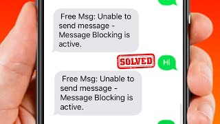 How to Fix Unable to Send Message Message Blocking is Active on iPhone