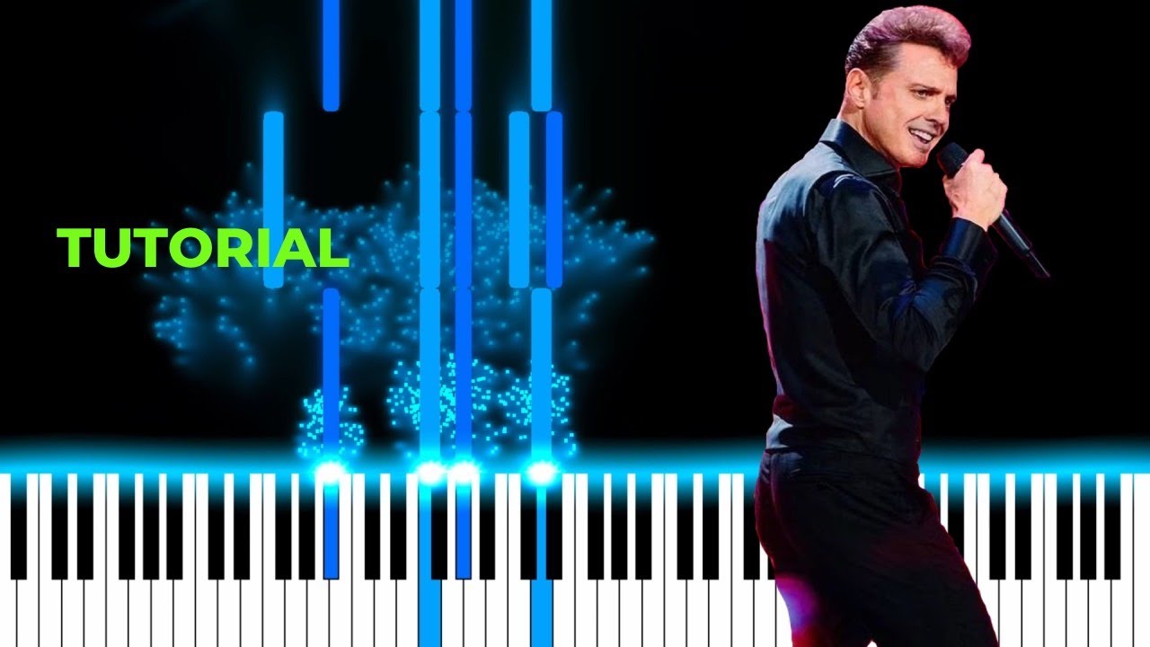 [COMPLETO] Luis Miguel Sabor a mí Piano tutorial acordes - Cómo tocar sabor a mí Luis Miguel piano