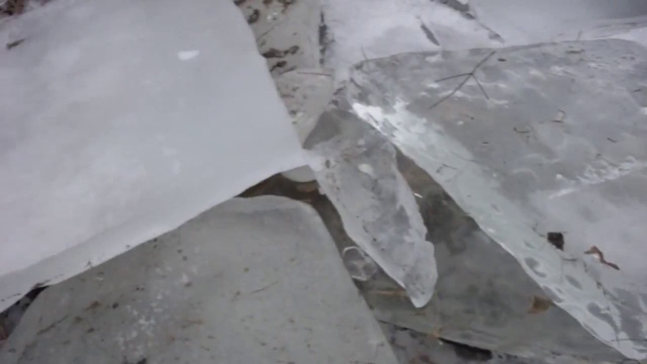 Running on ice with ice cleats