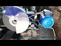 تصنيع ديسك تقطيع المعادن _ DIY metal cutter machine