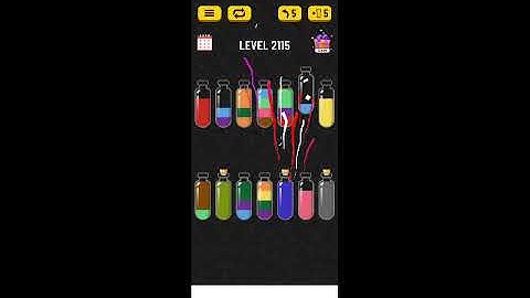 soda sort puzzle level 2115