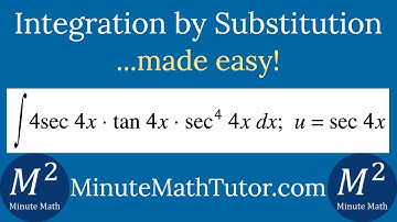 Integrate | 4sec(4x)*tan(4x)*sec^4(4x) dx; u=sec(4x)
