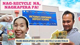 PINOYS IN AUSTRALIA | MAY PERA SA BASURA | Side Hustle Hanapbuhay Recycle Scheme | Tagalog Vlog