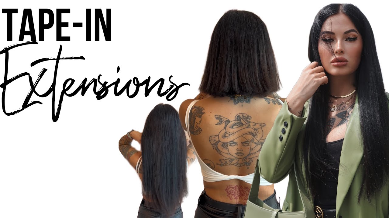 MEINE NEUEN TAPEIN EXTENSIONS 💥Erfahrung, Preis, Pflege von kurz zu