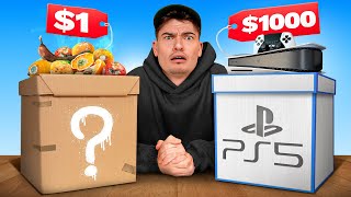 $1 vs $1000 Mystery Box!
