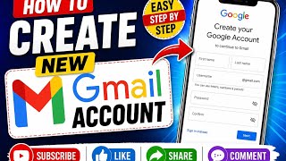 How to Create New Gmail Account (2026) phone se gmail account kaise banaye ll without mobile number