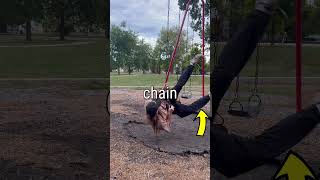 How to Flip off a Swing! (Easy Meathod)
