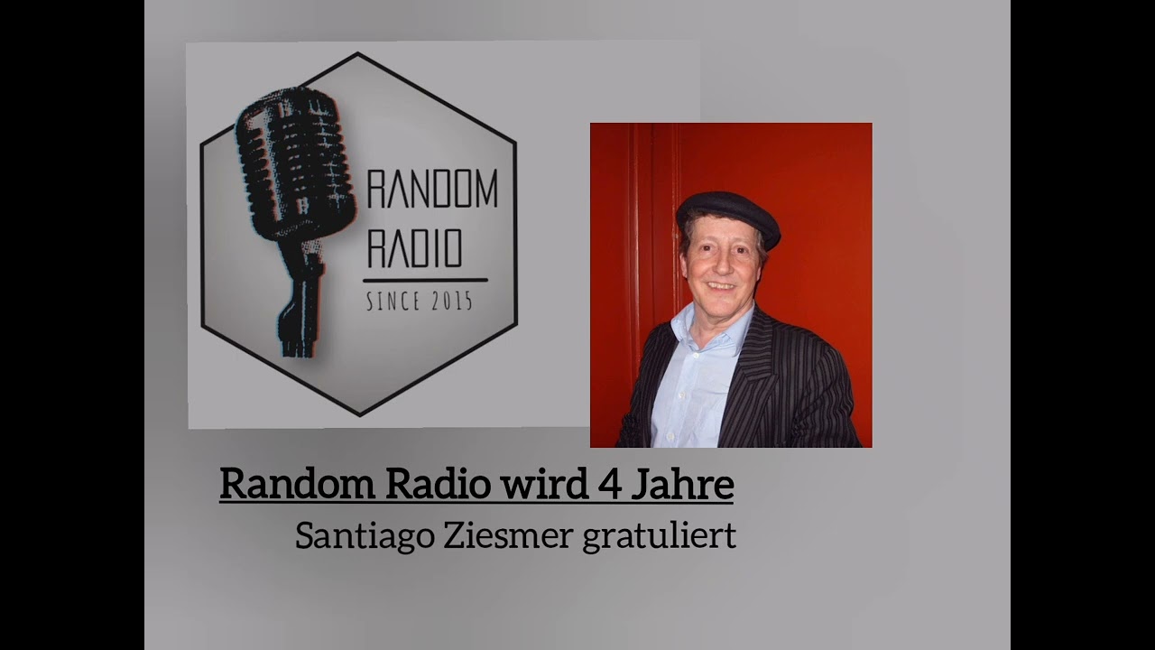 Santiago Ziesmer gratuliert Random Radio