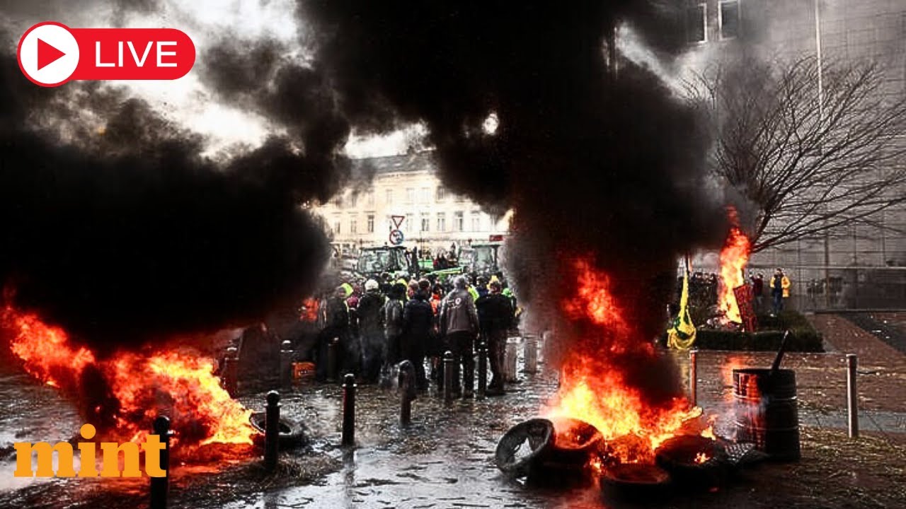Paris Protest Live | French farmers take tractor protest to Paris amid anger over Mercosur deal