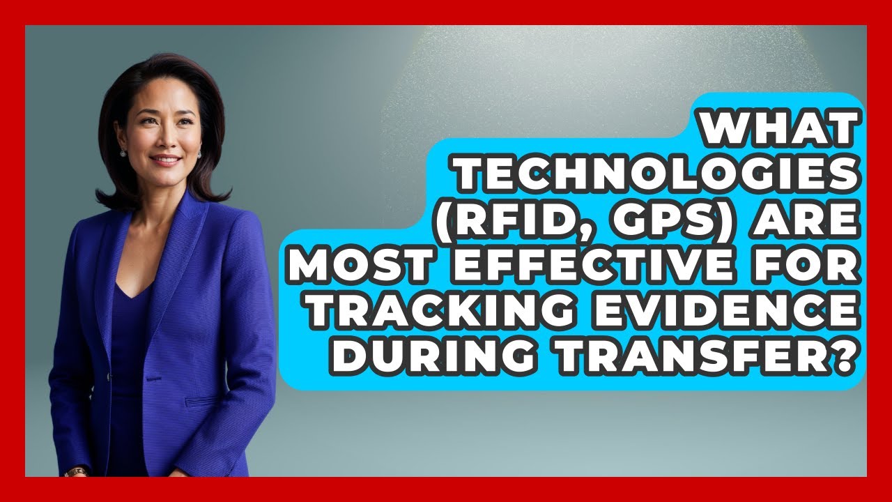 What Technologies (RFID, GPS) Are Most Effective For Tracking Evidence During Transfer?