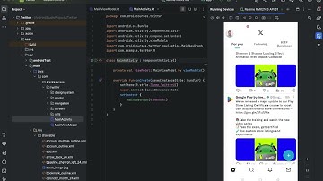 Twitter UI Clone  Using Jetpack Compose - Demo1