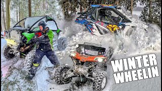 Can the CFMOTO Handle the Snow? RZR Pro XP, KRX 1000 & ZForce 950 SXS's on a Winter OffRoad Ride