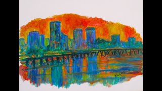 Richmond Gold painting by Award Winning Artist Kendall F. Kessler