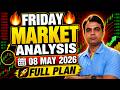 Nifty Prediction & Bank Nifty Analysis | 08 May 2026 | Nifty Tomorrow #niftyprediction