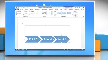 Add and Delete a Box from Flow Chart in Microsoft® Word 2013