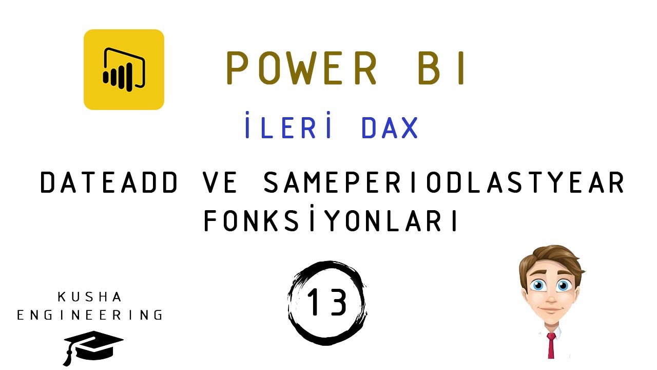 DATEADD ve SAMEPERIODLASTYEAR Fonksiyonları // Power BI  Dersleri - 13